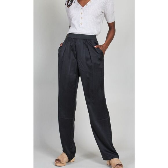 NWOT Loulou Studio Pagai silk pants Lrg $485 F5 - Picture 1 of 9